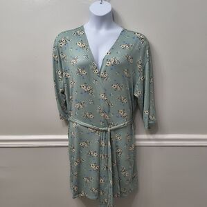 Flora By Flora Nikrooz Women's Two-piece Madison Travel Pajama Set Sage XL